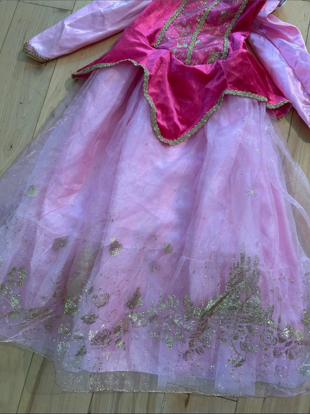 Disney Store Aurora Sleeping Beauty Costume 7/8Y